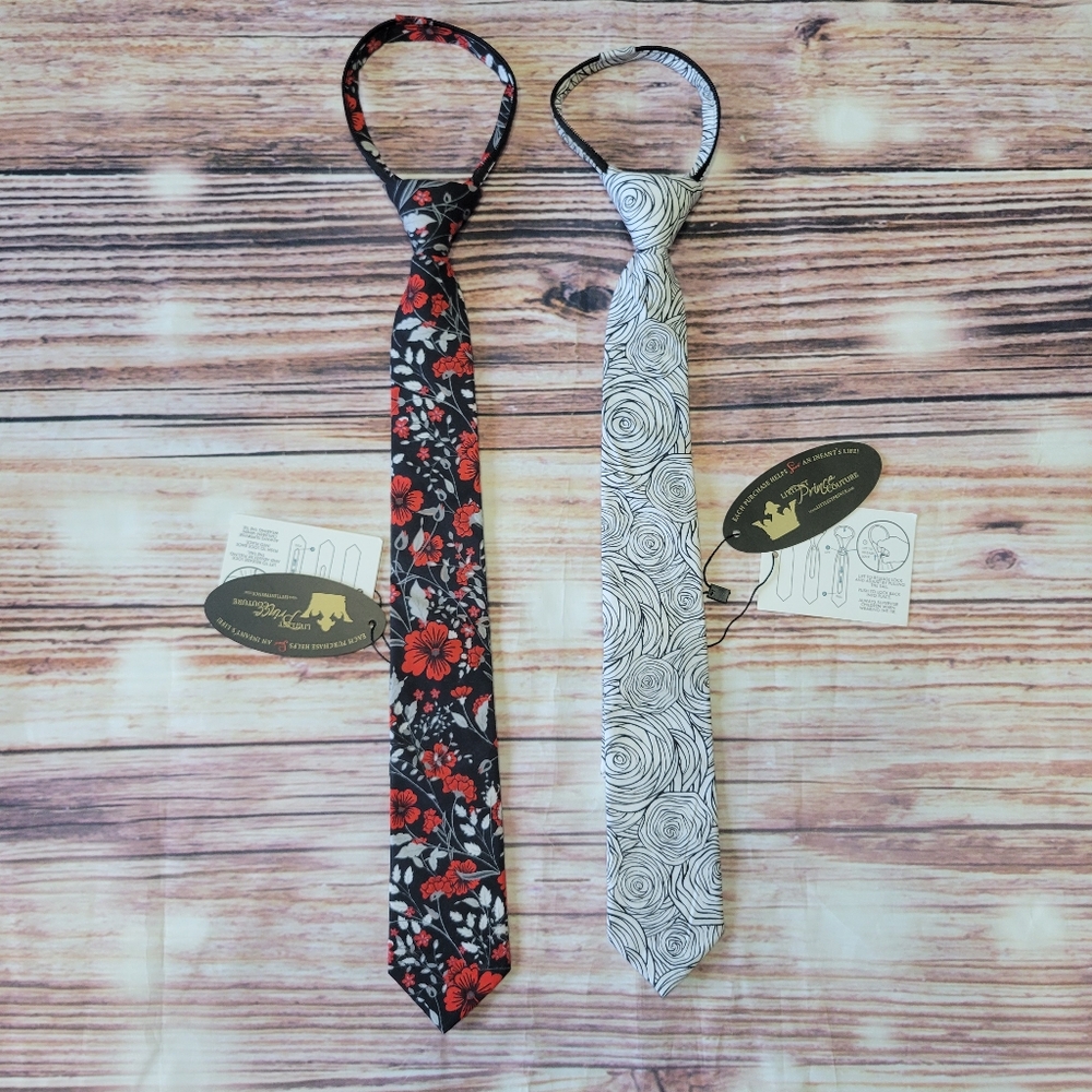 Boys Zipper Ties